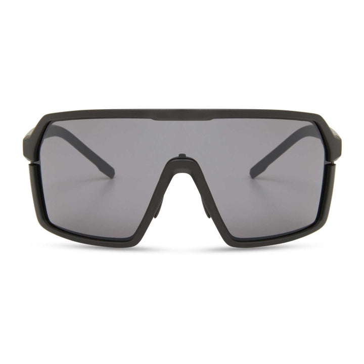 Madison Crypto Glasses Matt Black/Black Mirror Lens Front MCL22S616