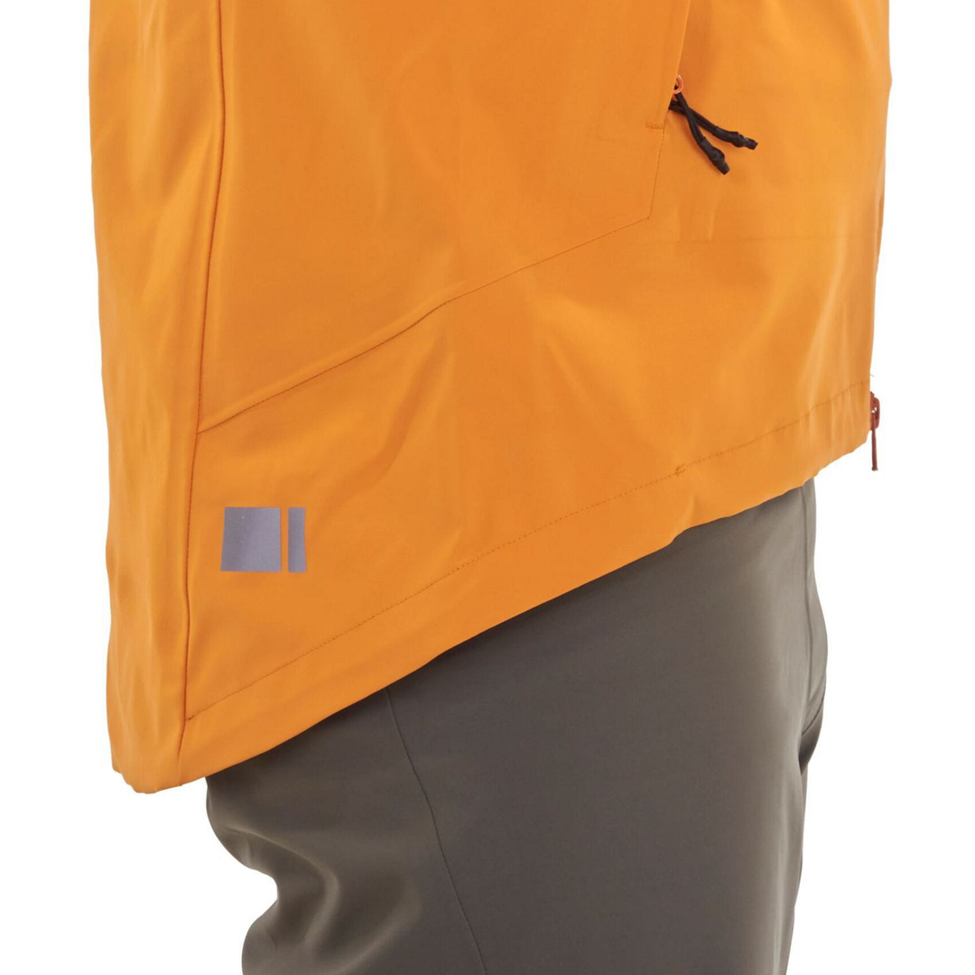 DTE 3 Layer Men's Waterproof Jacket Mango Hip Cut