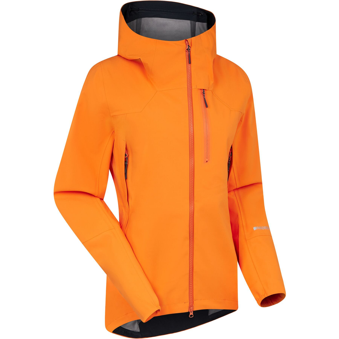 Orange waterproof 2025 jacket womens