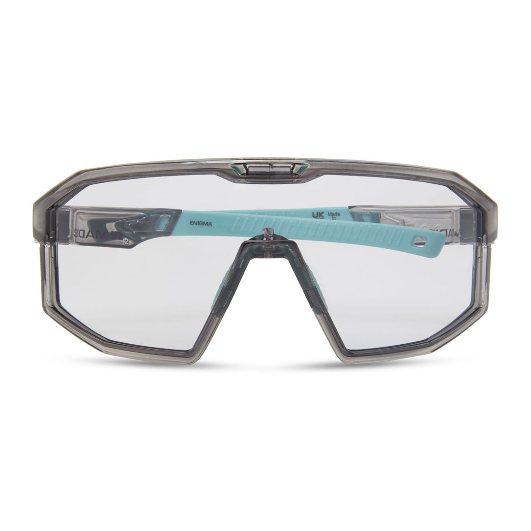 Madison Enigma Glasses MCL22S577 Crystal Smoke/Photochromic Lens Front