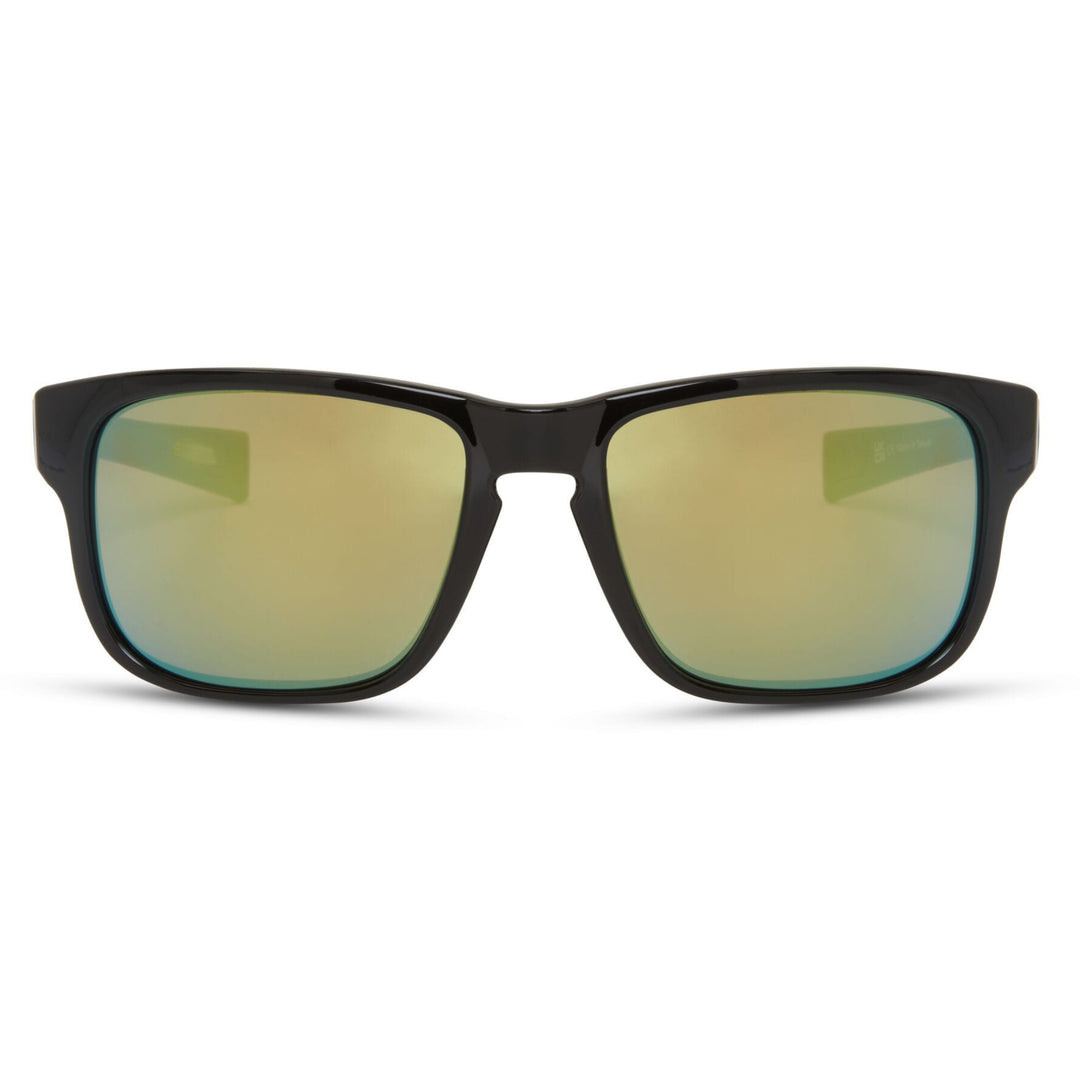 Madison Signal Glasses Gloss Black - Bronze Mirror Front