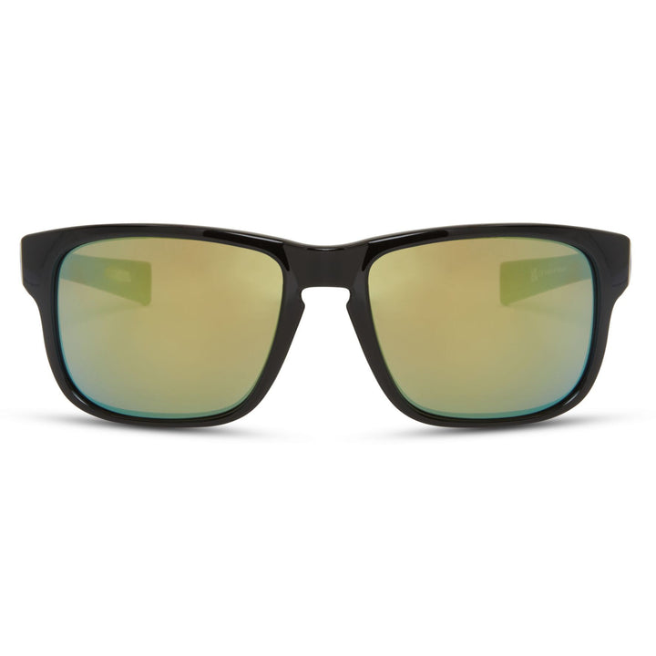 Madison Signal Glasses Gloss Black - Bronze Mirror Front