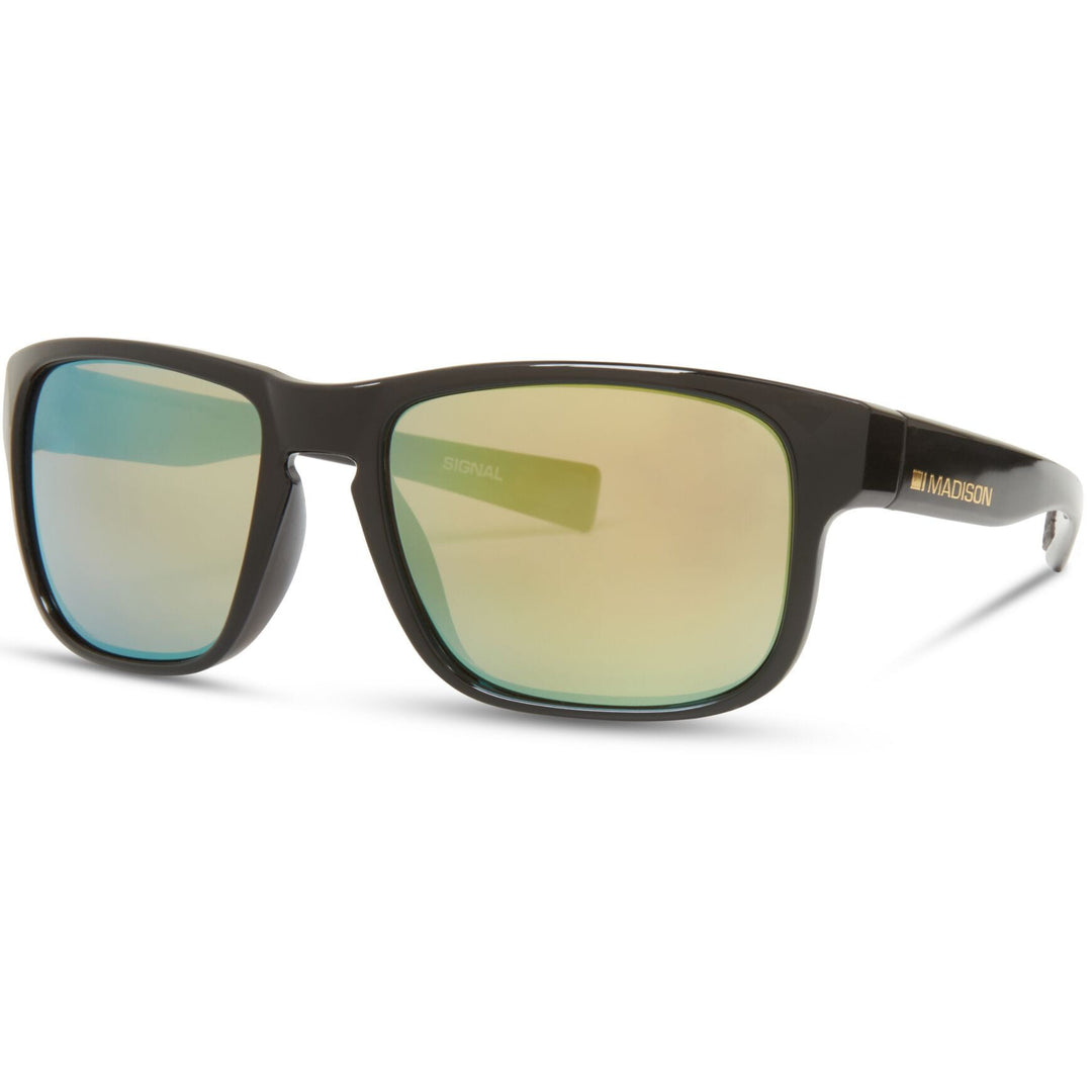 Madison Signal Glasses Gloss Black - Bronze Mirror