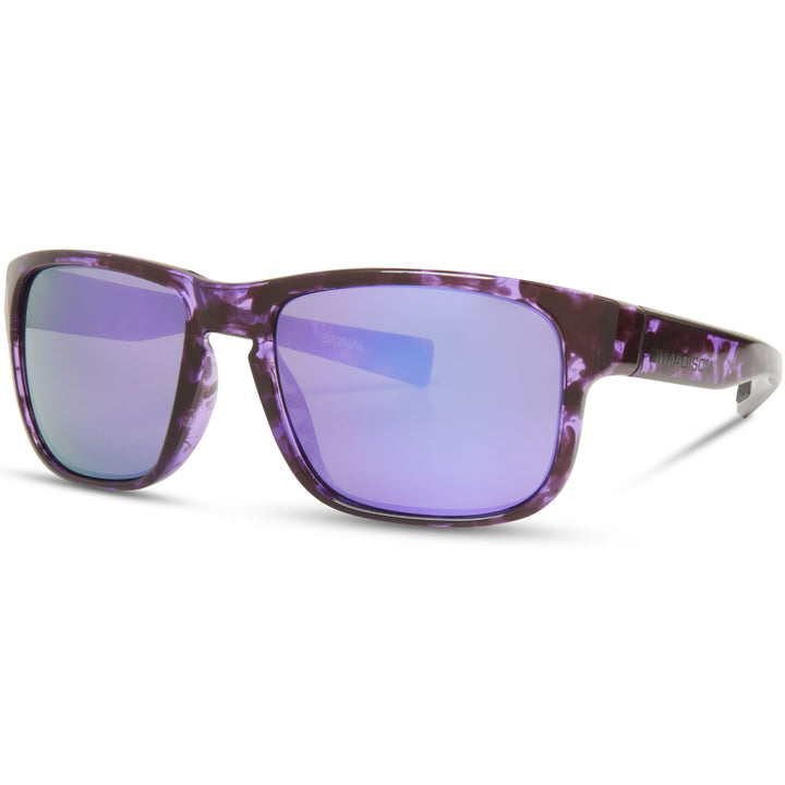 Madison Signal Glasses Crystal Tortoise Shell - Purple Mirror