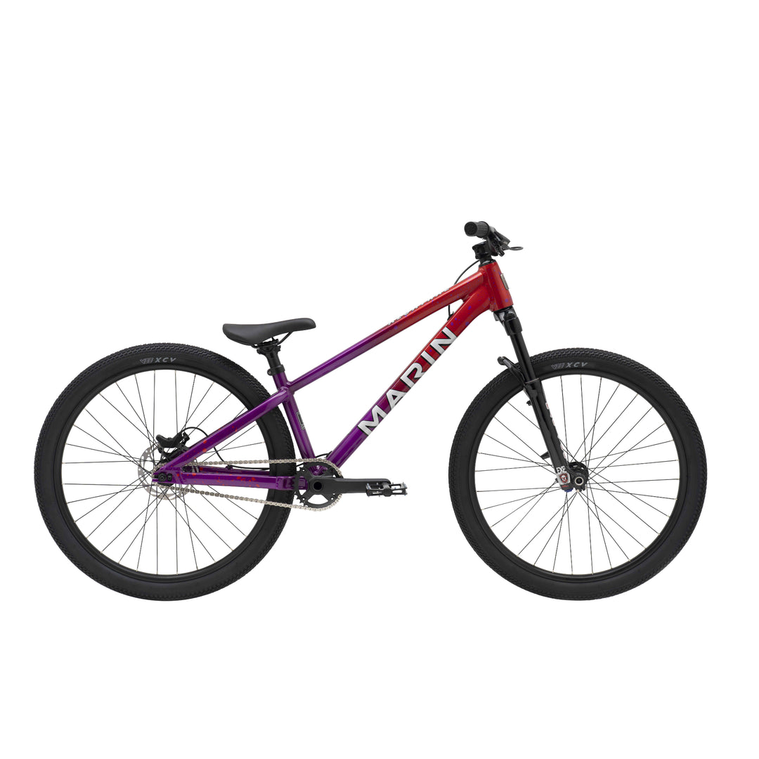 Marin Alcatraz 2 Pump Track or Dirt Jump Mountain Bike in red and purple