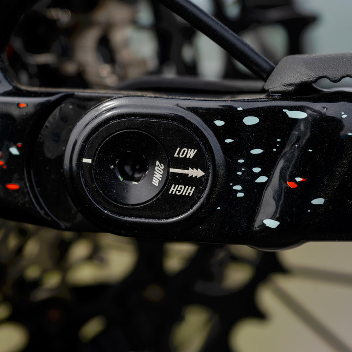 Close up of a Marin Alpine Trail 2 Chainstay length adjuster
