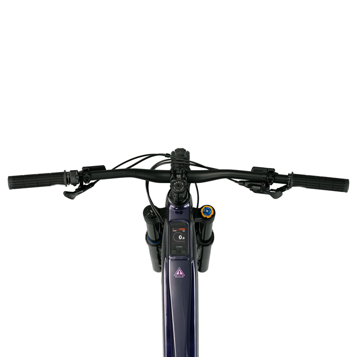 Marin Alpine Trail E1 eMTB Cockpit Purple