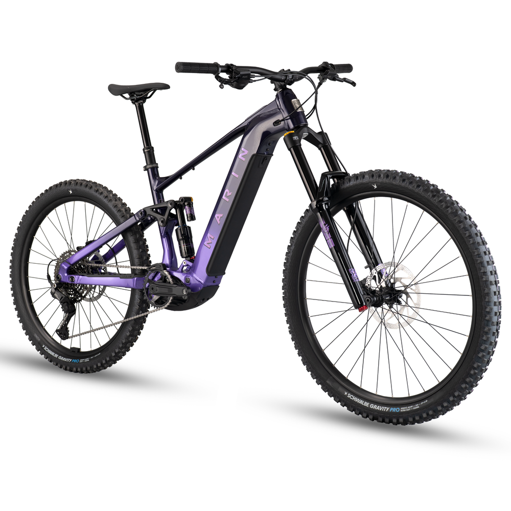 Marin Alpine Trail E1 eMTB Front Purple