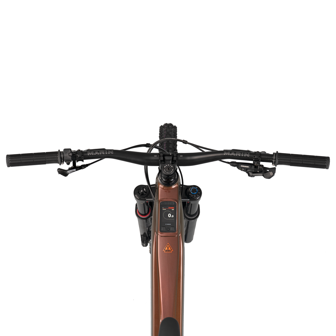 Marin Alpine Trail E2 eMTB Brown Cockpit