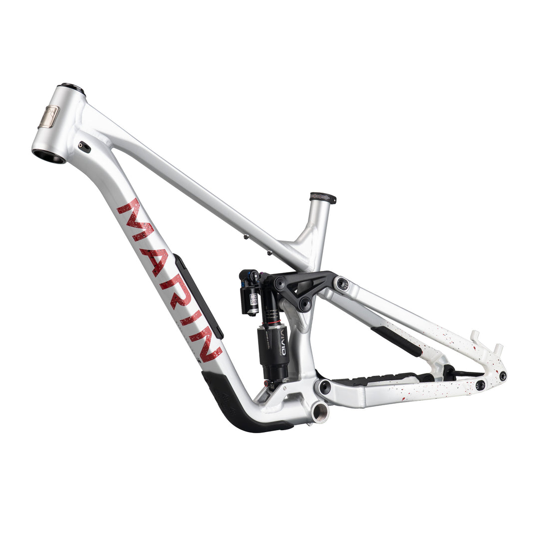 Marin Alpine Trail XR Enduro  Mountain Bike Frame Silver Red Non Drive Side