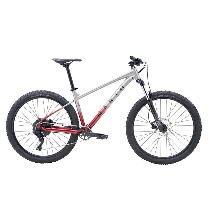 Marin Bobcat Trail 3 27.5 Mountain Bike Silver Red