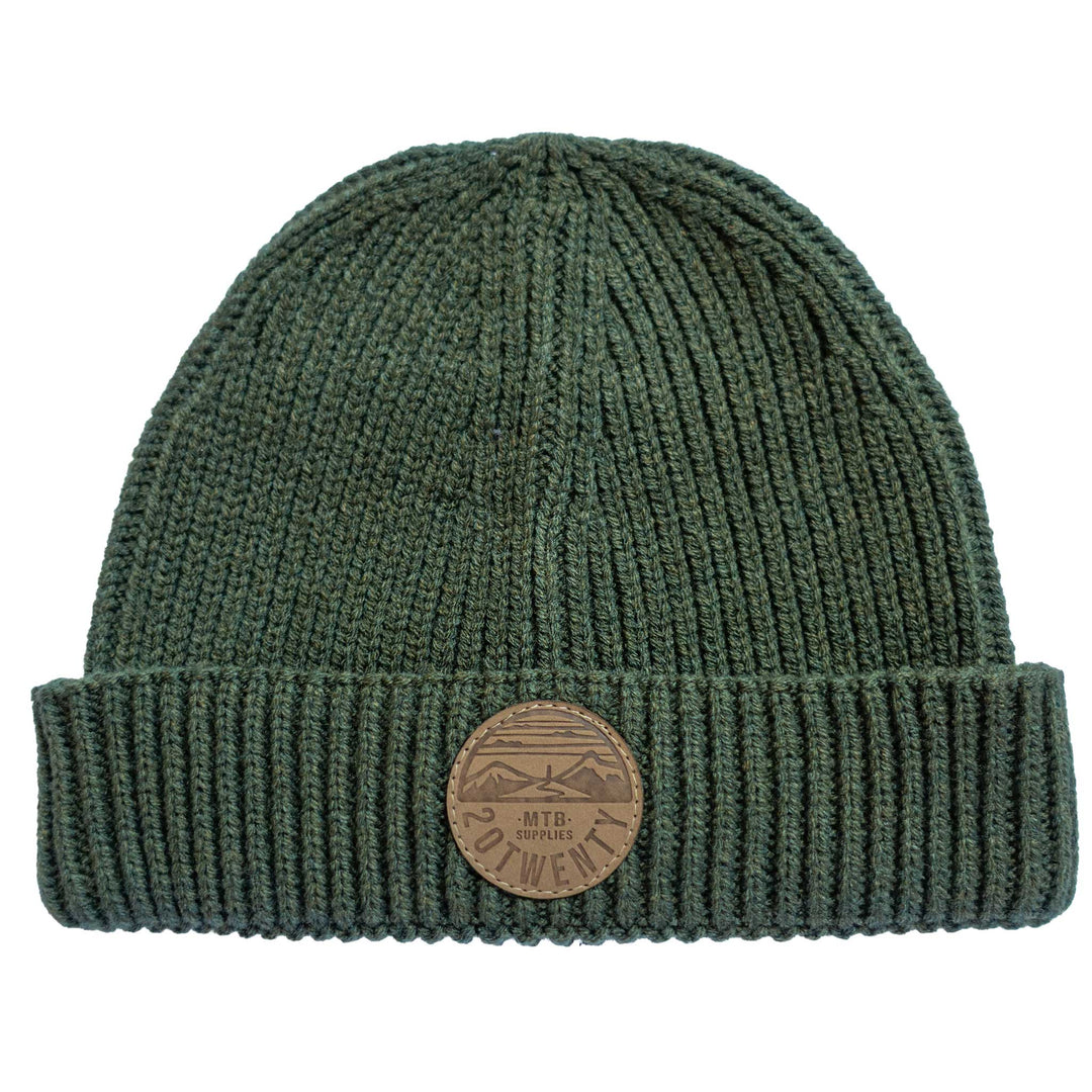 20Twenty MTB Supplies Recycled Beanie Black Olive Green