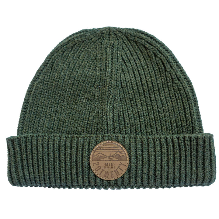 20Twenty MTB Supplies Recycled Beanie Black Olive Green
