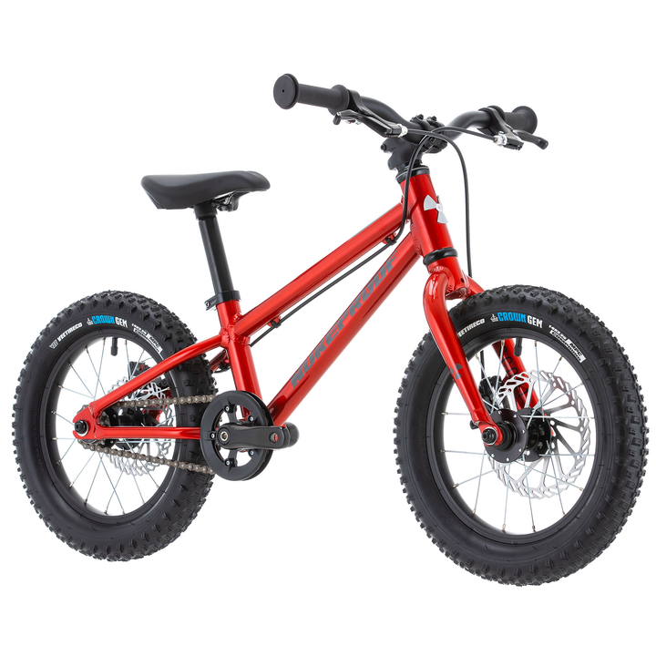 Nukeproof Cub Scout 14" Racing Red Kids Mountain Bike Front Drive Side