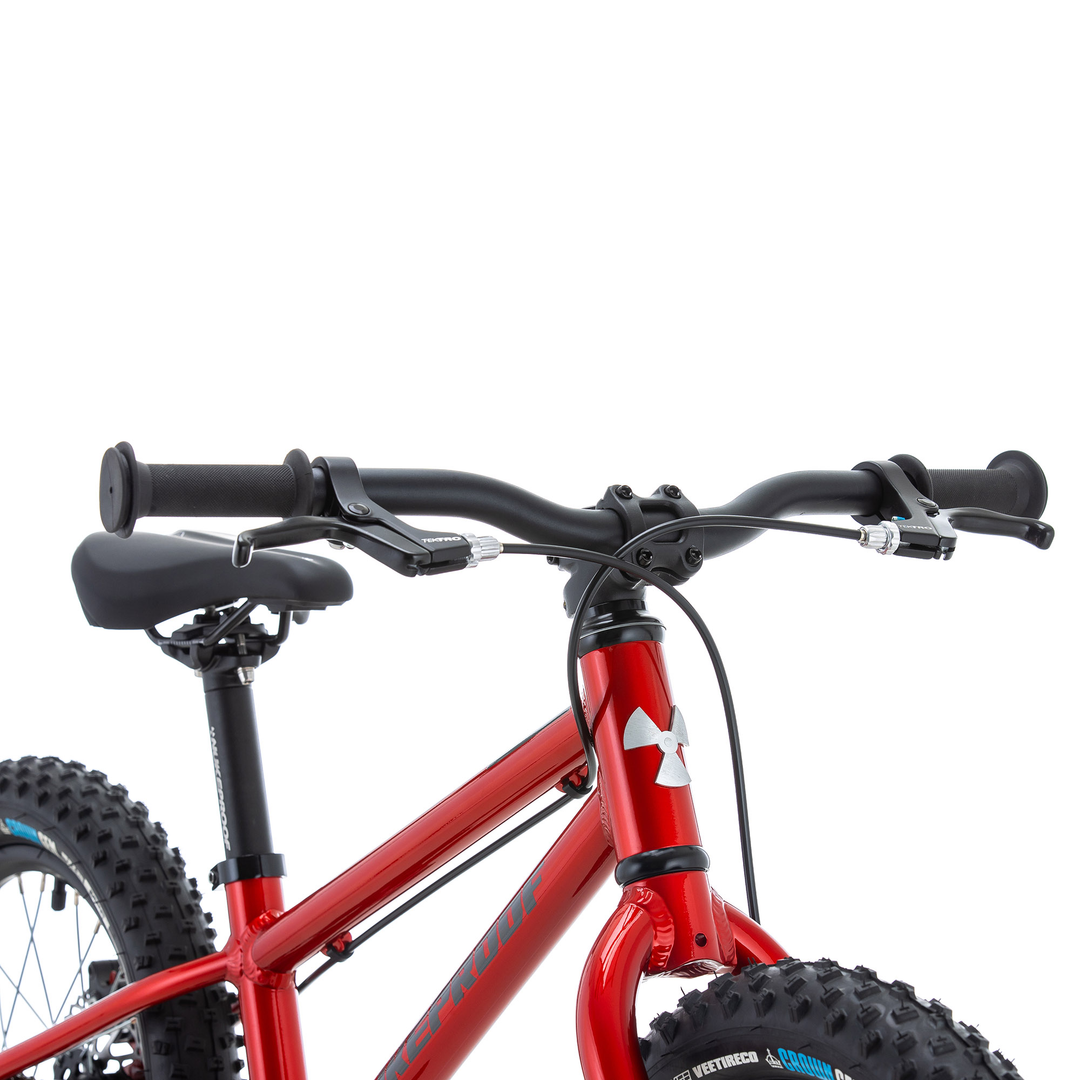 Nukeproof Cub Scout 16" Kids bike Racing Red With Kid Sized Brakes