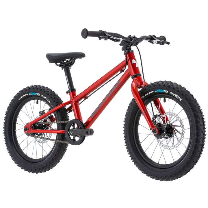 Nukeproof Cub Scout 16" Kids bike Racing Red Drive Side Front