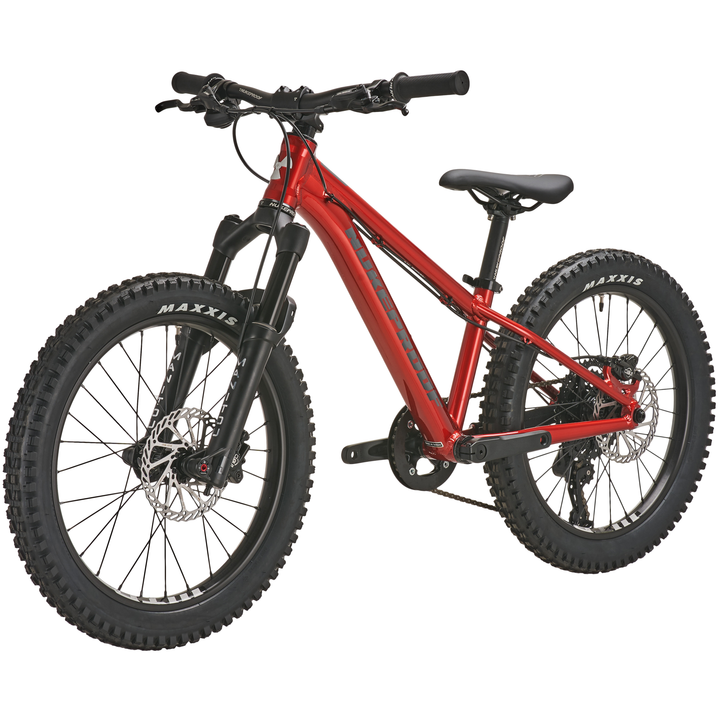 Nukeproof Cub Scout 20 Race Youth Mountain Bike Racing Red Front Non Drive Side