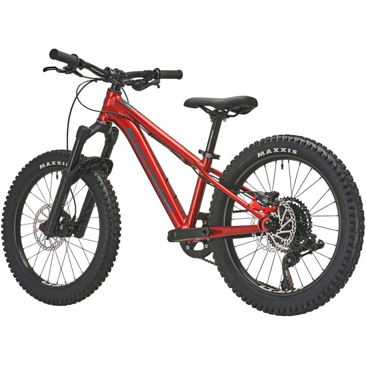 Nukeproof Cub Scout 20 Race Youth Mountain Bike Racing Red Non Drive Side Rear