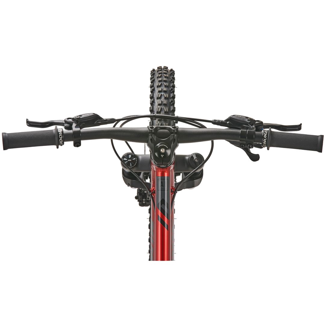 Nukeproof Cub Scout 20 Race Youth Mountain Bike Racing Red Steering