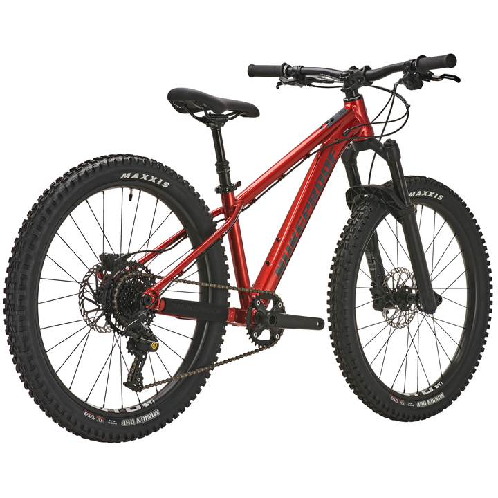 Nukeproof Cub Scout 24 Race Youth Mountain Bike Racing Red Rear Drive Side