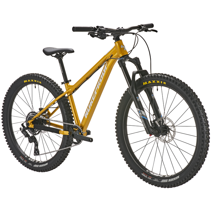 Nukeproof Cub Scout 26 Sport Turmeric Yellow Youth Mountain Bike Front