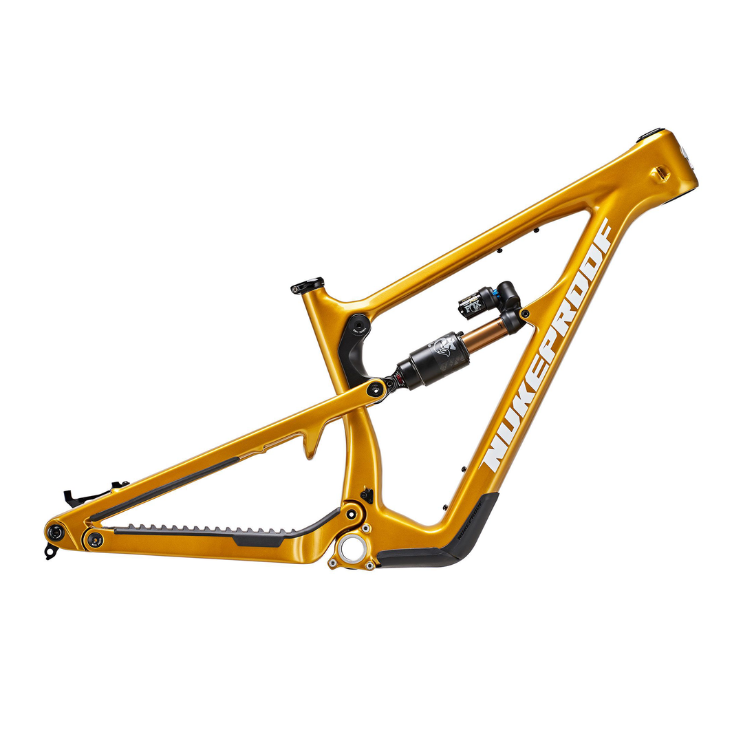 Nukeproof Mega 290 Turmeric Yellow Carbon Fibre Mountainbike Frame