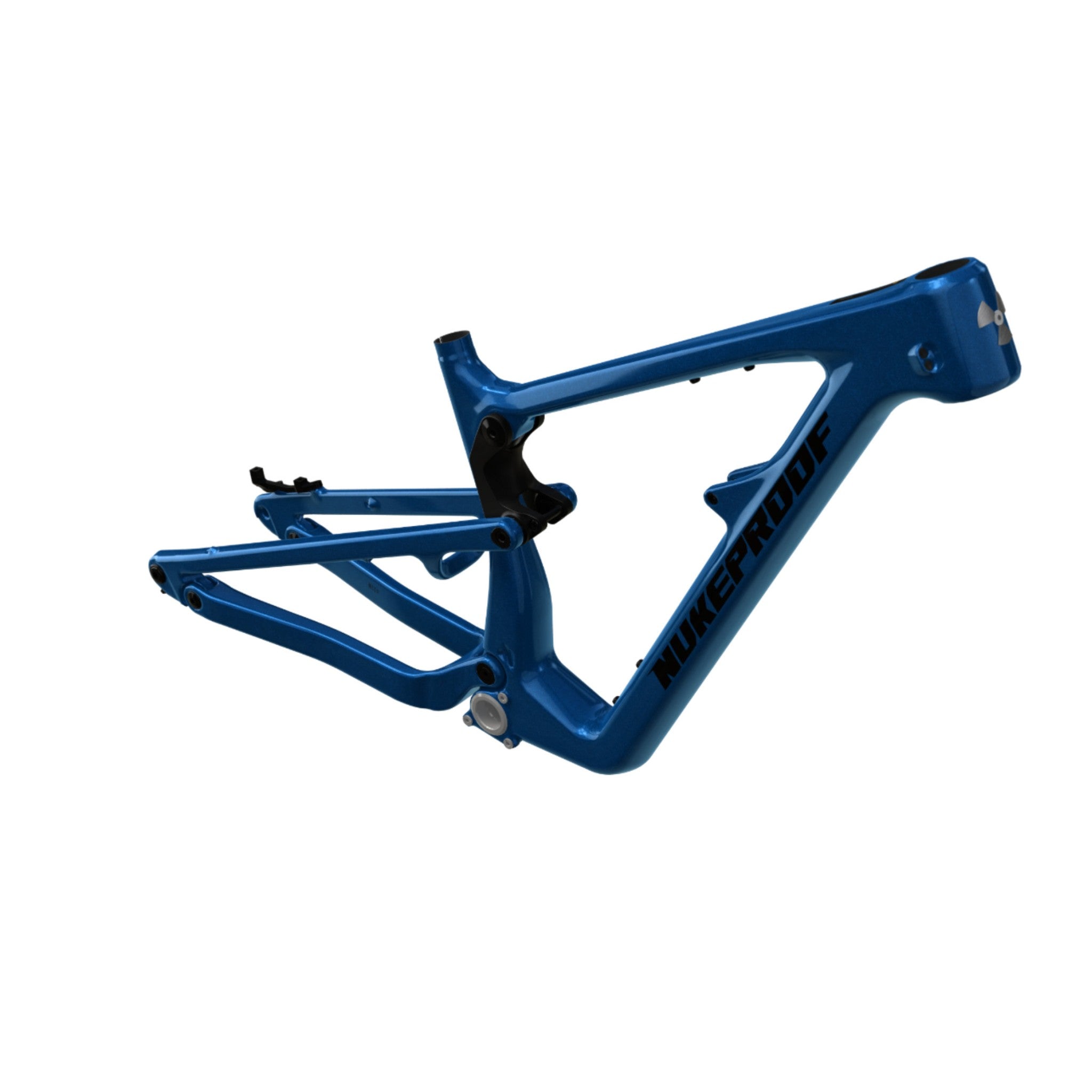 Nukeproof Mega Carbon Mountain Bike Frame Kracken Blue Black Black