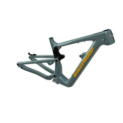 Nukeproof Mega Carbon Mountain Bike Frame Dusty Blue Yellow Black