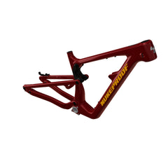Nukeproof Mega Carbon Mountain Bike Frame Ron Burgundy Yellow Black