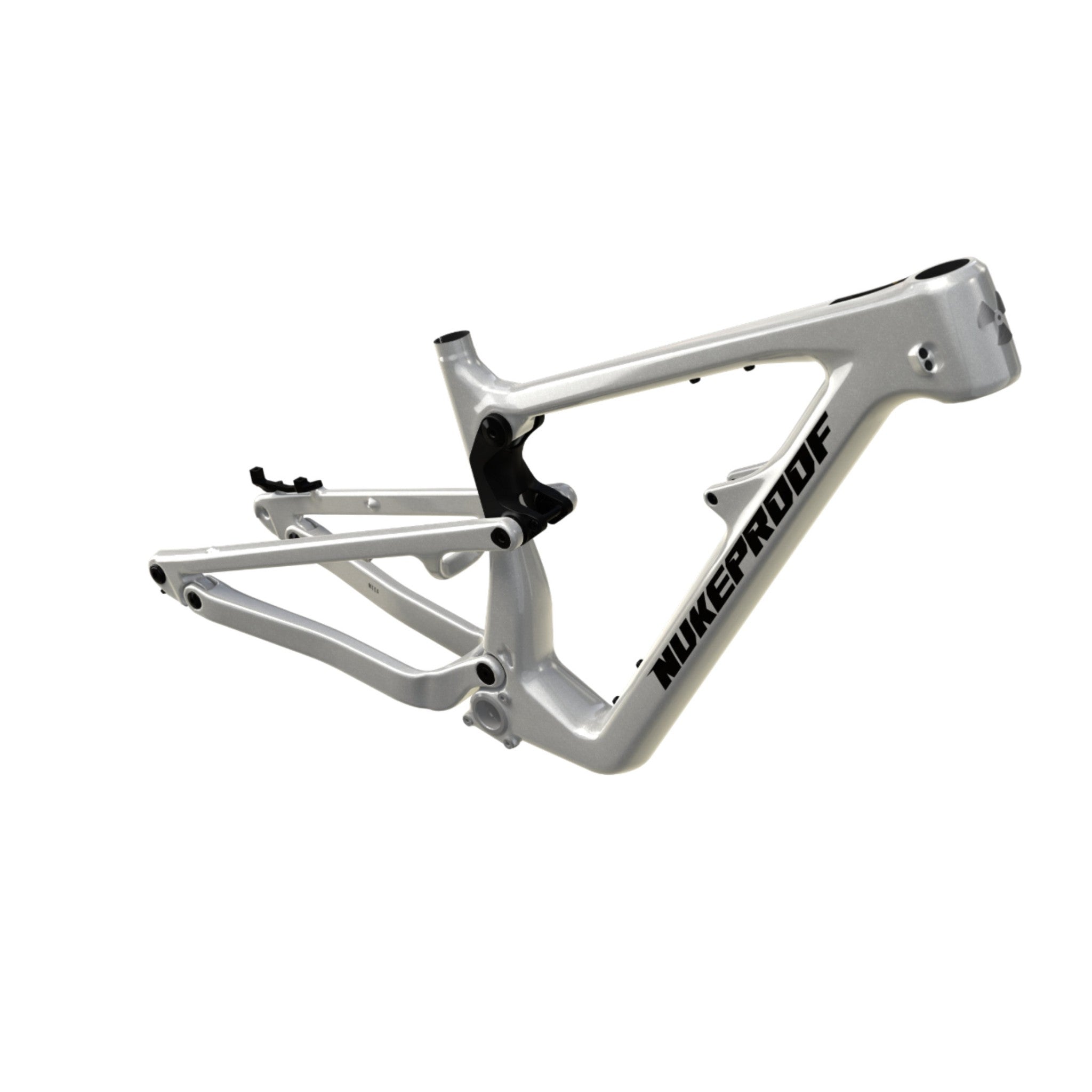 Nukeproof Mega Carbon Mountain Bike Frame Silver Black Black