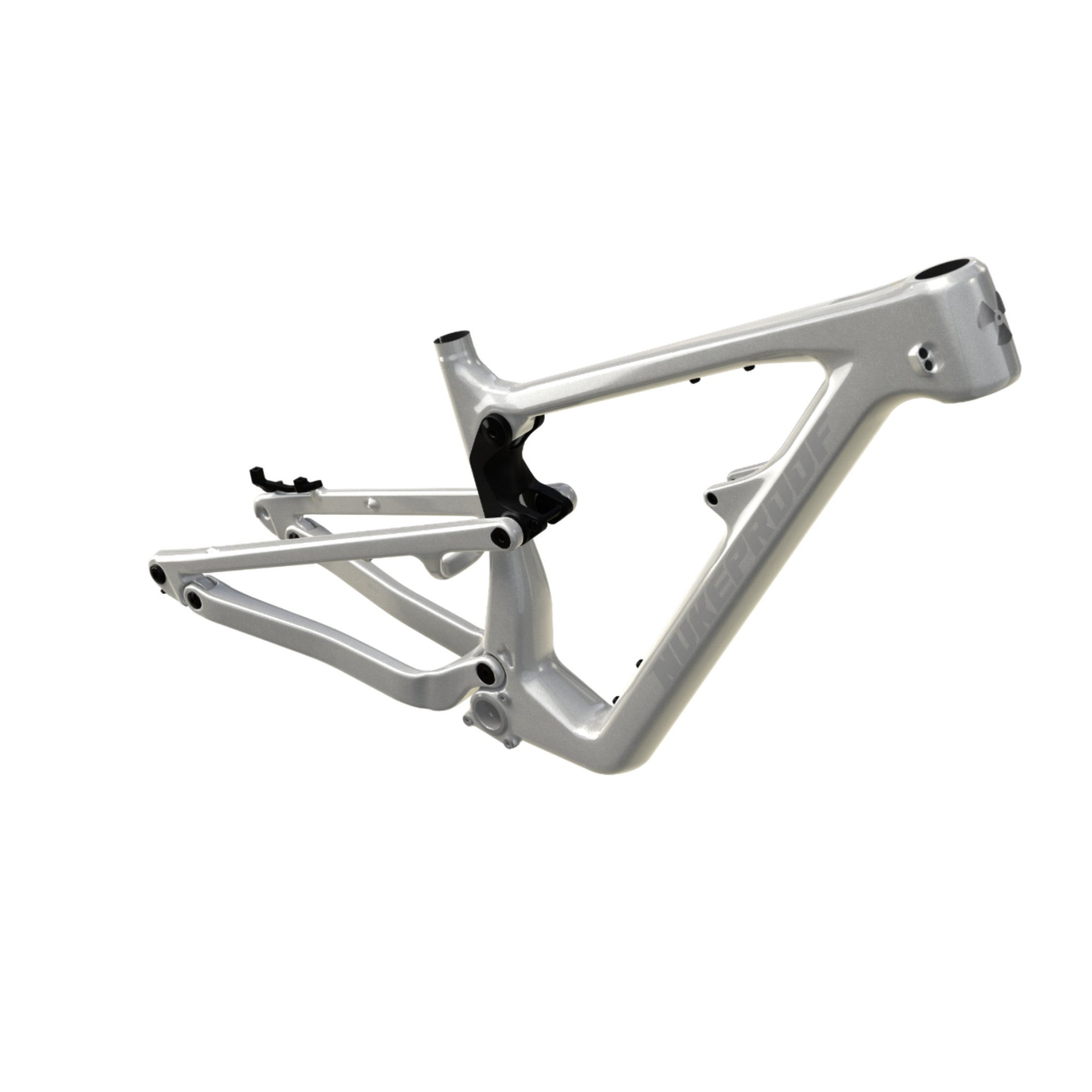 Nukeproof Mega Carbon Mountain Bike Frame Silver Chrome Chrome