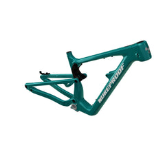 Nukeproof Mega Carbon Mountain Bike Frame Push Turquoise White Black