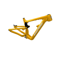 Nukeproof Mega Carbon Mountain Bike Frame Yellow White Chrome