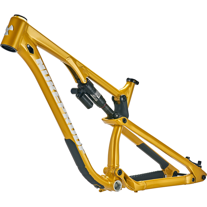 Nukeproof Reactor 275 Alloy Mountainbike Frame Turmeric Yellow Front Non Drive Side
