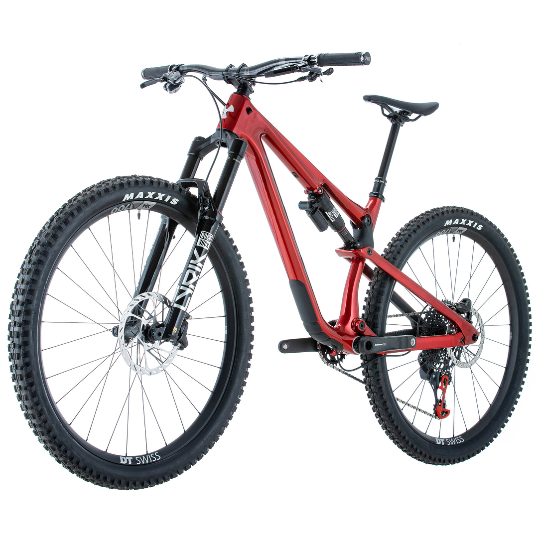 Nukeproof Reactor 290 RS Mountainbike Racing Red Front Non Drive Side