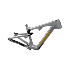 Nukeproof Reactor Carbon Mountain Bike Frame Concrete Grey White Chrome