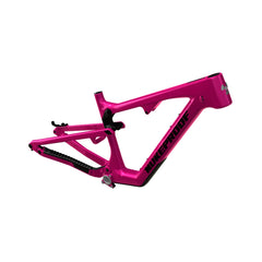 Nukeproof Reactor Carbon Mountain Bike Frame Dusty Blue Yellow Chrome