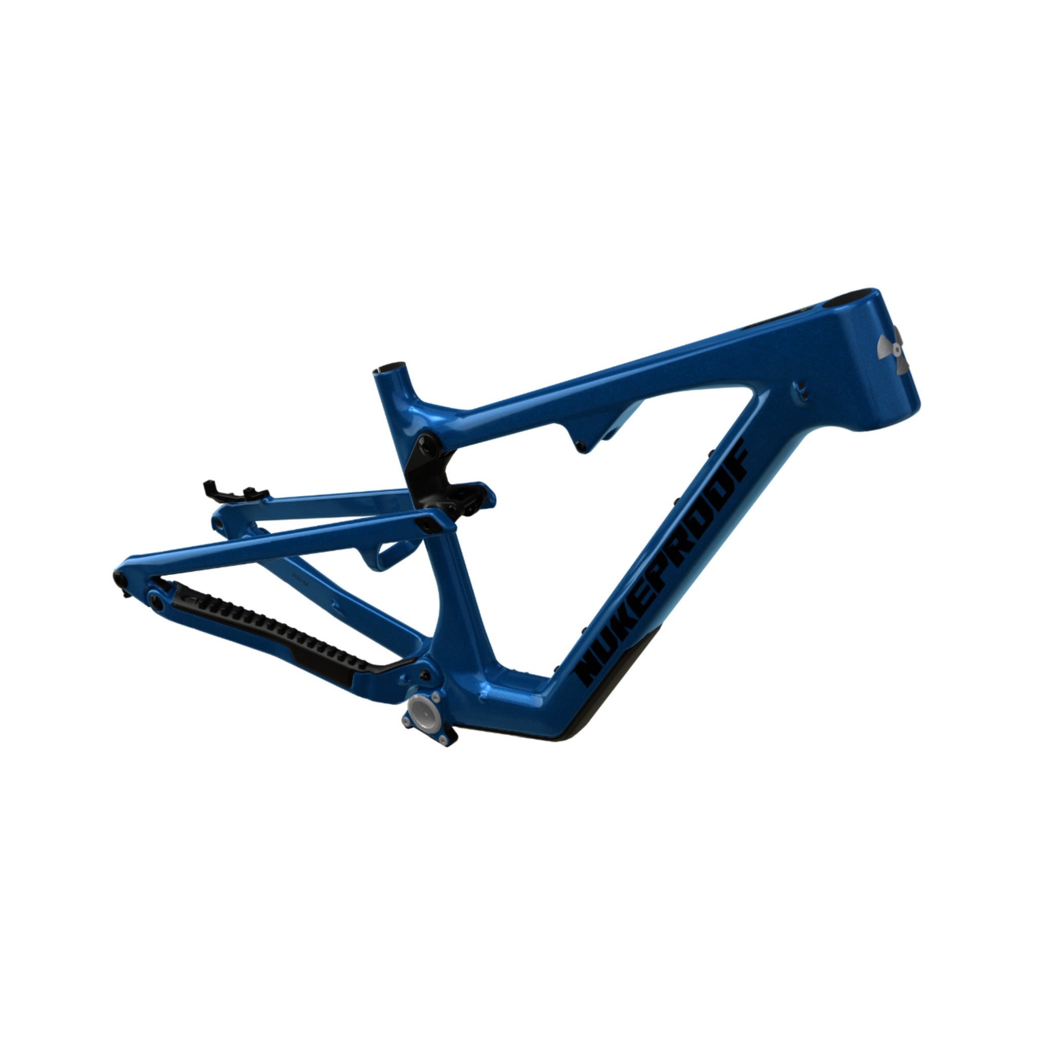 Nukeproof Reactor Carbon Mountain Bike Frame Intense Pink Yellow Chrome