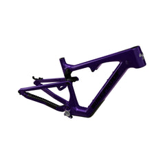 Nukeproof Reactor Carbon Mountain Bike Frame Metallic Black Yellow Chrome