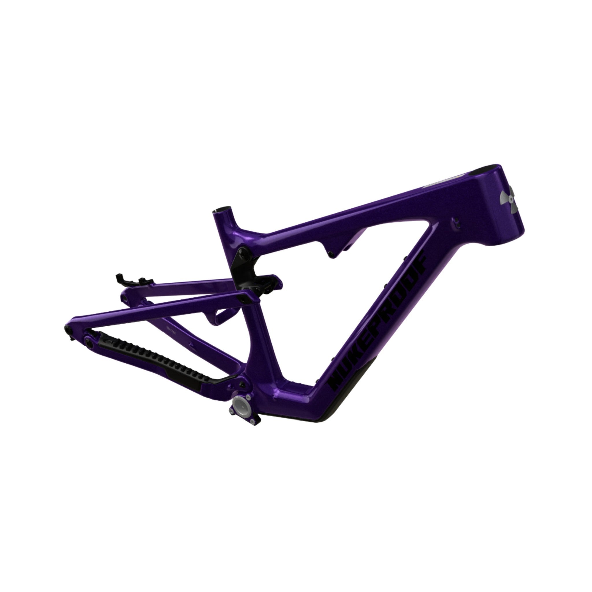 Nukeproof Reactor Carbon Mountain Bike Frame Purple Haze Black Black