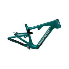 Nukeproof Reactor Carbon Mountain Bike Frame Push Turquoise White Black
