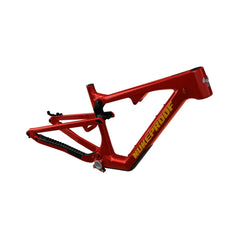 Nukeproof Reactor Carbon Mountain Bike Frame Racing Red White Chrome