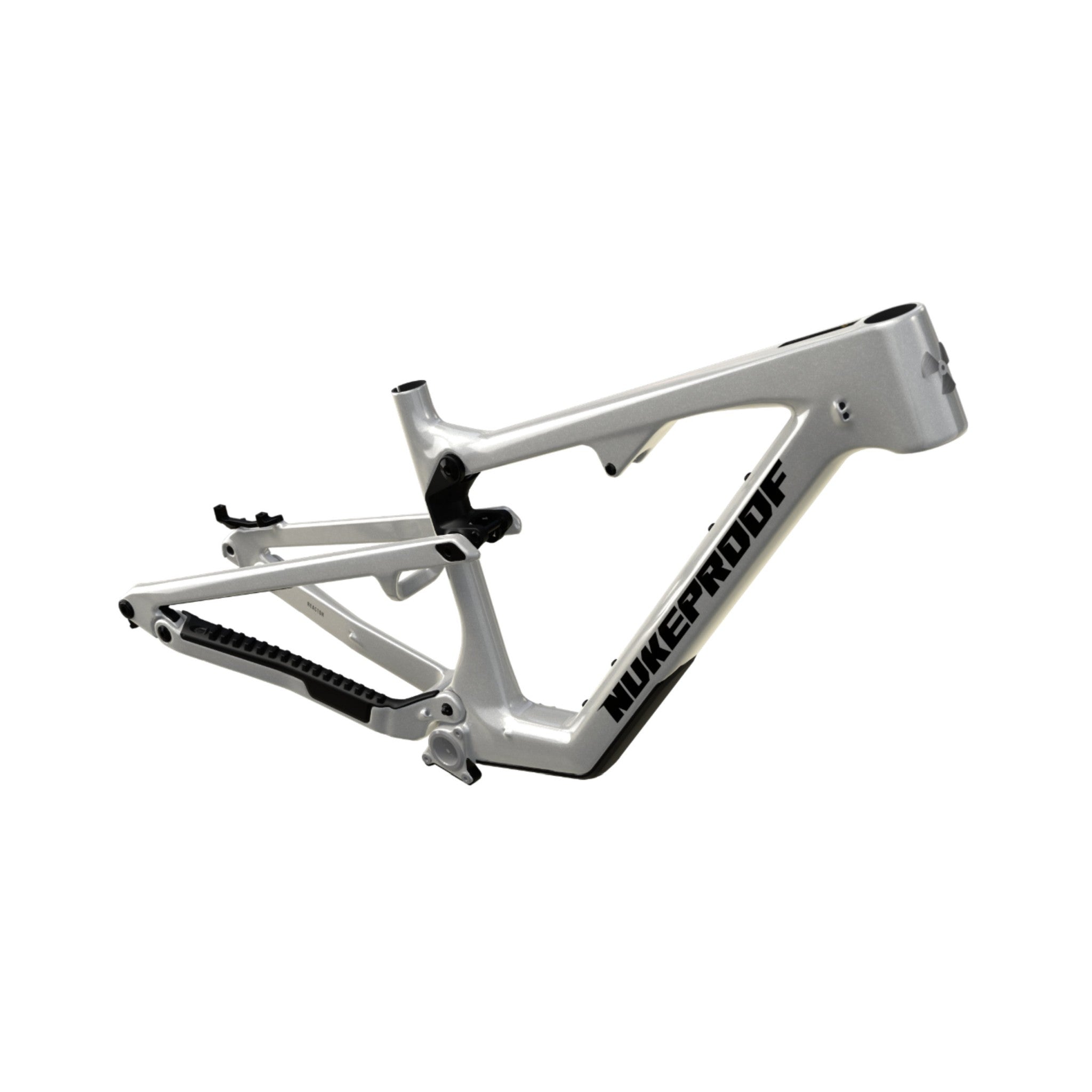 Nukeproof Reactor Carbon Mountain Bike Frame Sage Green Yellow Chrome