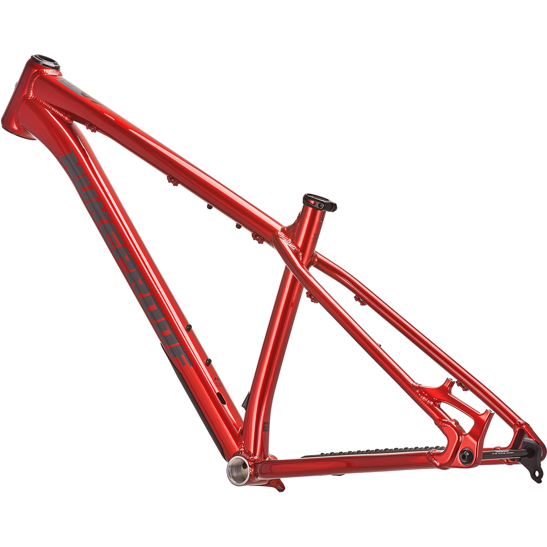 Nukeproof Scout 275 Alloy Hardtail Mountainbike Frame Racing Red Rear Non Drive Side
