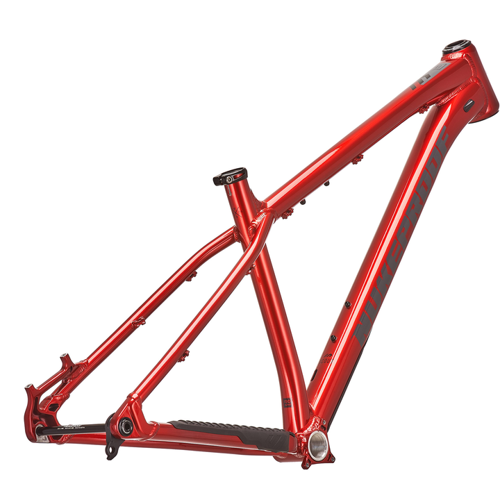 Nukeproof Scout 275 Alloy Hardtail Mountainbike Frame Racing Red Rear Drive Side