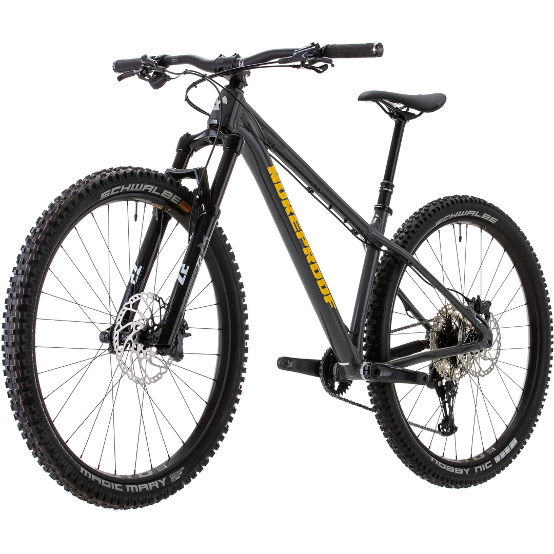 Nukeproof Scout 290 Comp Mountain Bike Front Non Drive Side