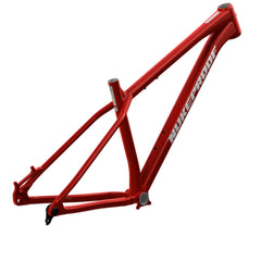 Nukeproof Scout Mountain Bike Frame Racing Red White Chrome
