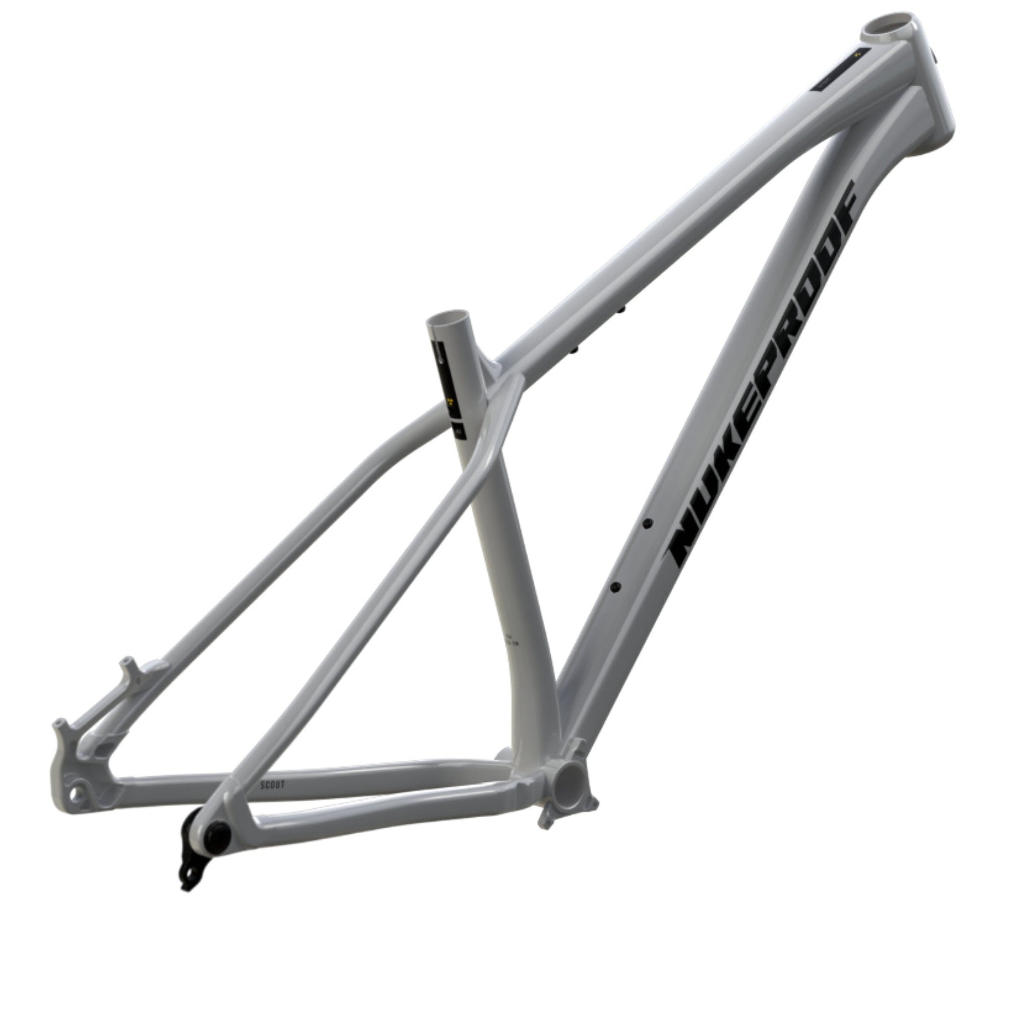 Nukeproof Scout Mountain Bike Frame Silver Black Black