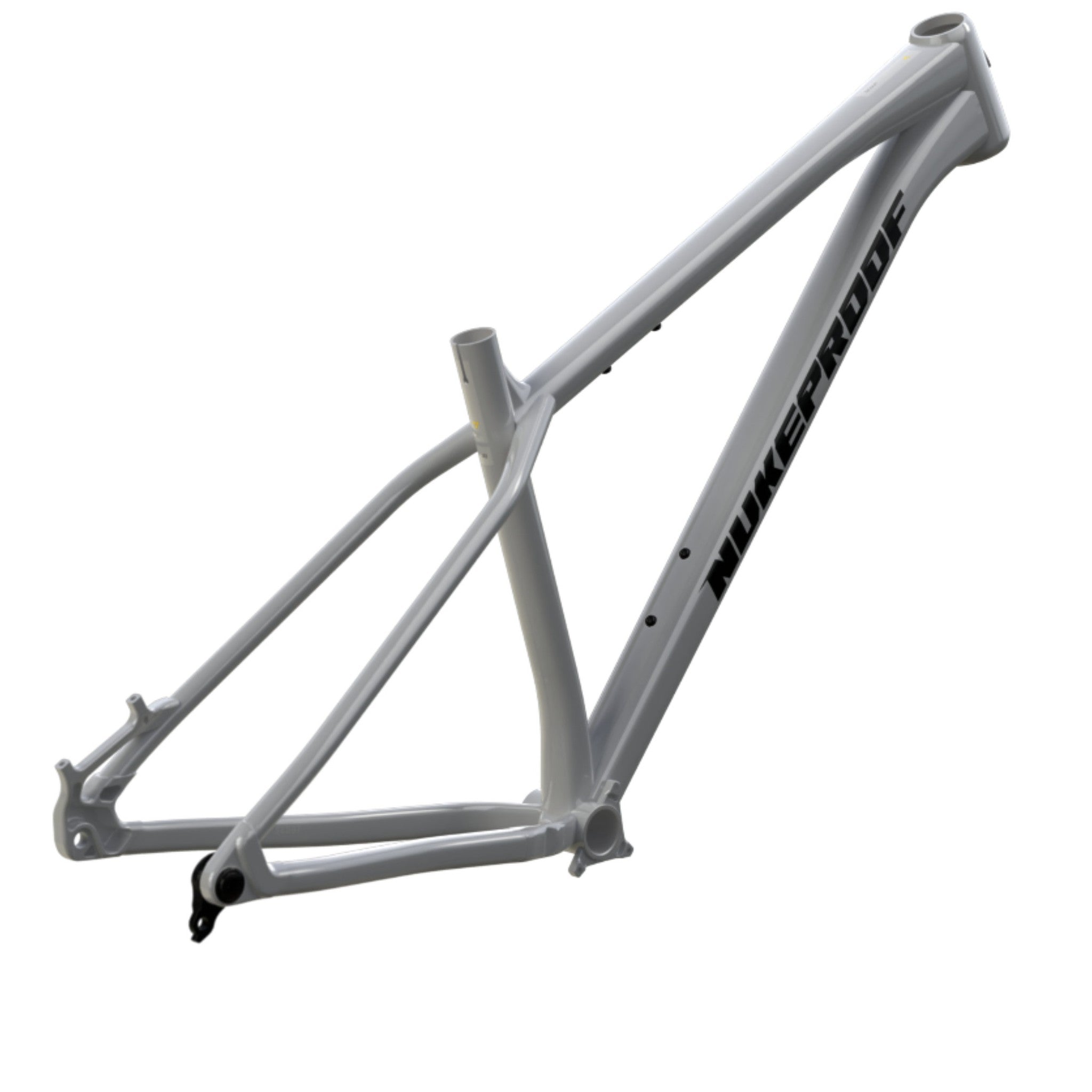 Nukeproof Scout Mountain Bike Frame Silver Black Chrome