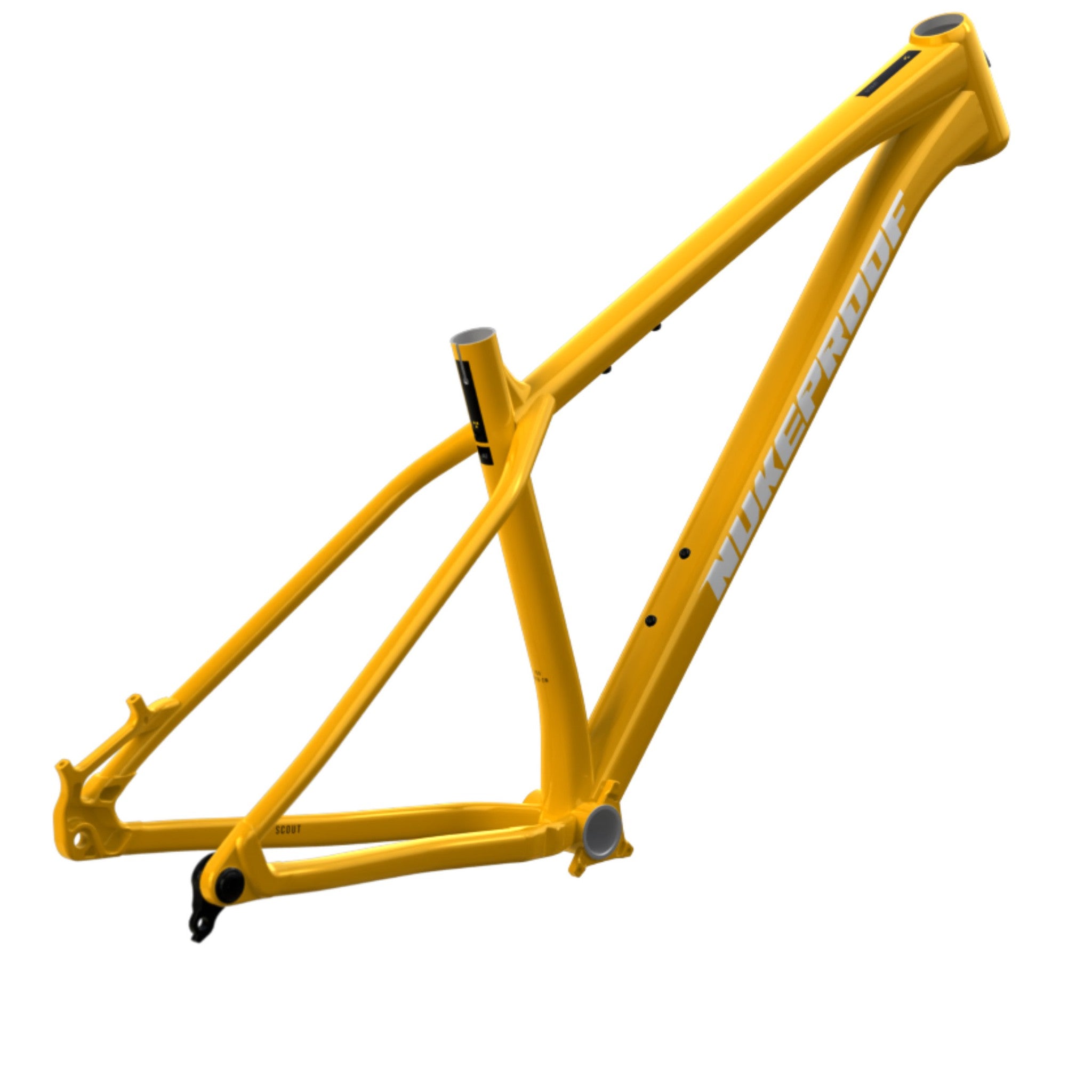 Nukeproof Scout Mountain Bike Frame Yellow White Black